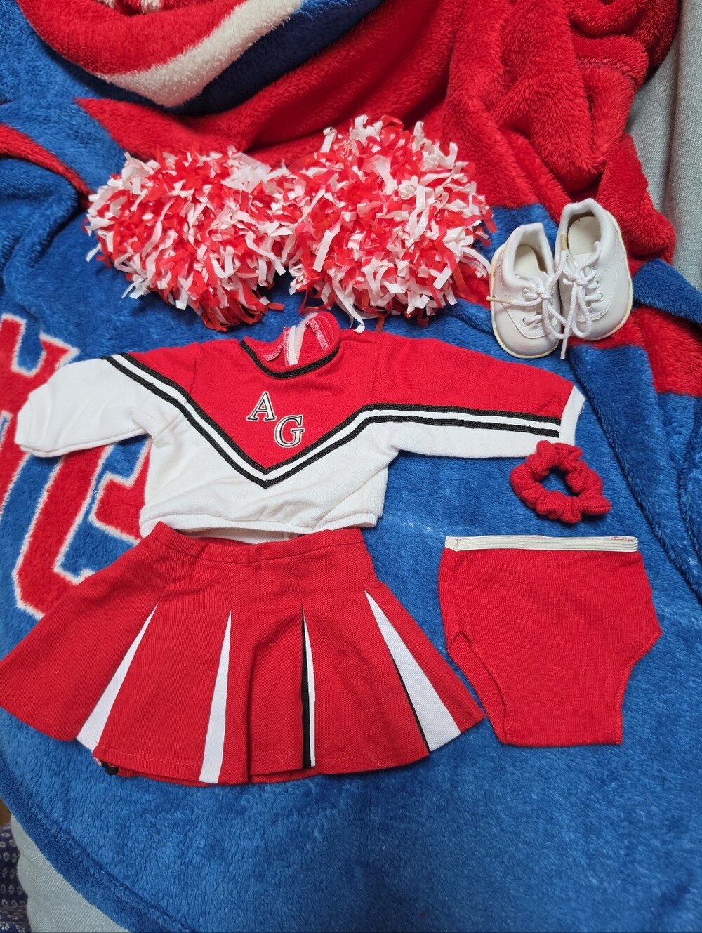 Vintage 1996 Pleasant Company 18" Doll Cheerleader Outfit
